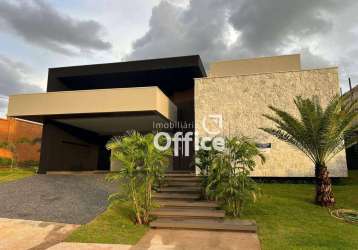 Casa com 4 dormitórios à venda, 271 m² por r$ 3.100.000,00 - condominio alphaville - anápolis/go