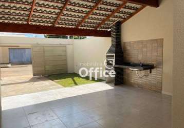 Casa com 2 dormitórios à venda, 92 m² por r$ 230.000,00 - sítios de recreio vale das laranjeiras - anápolis/go