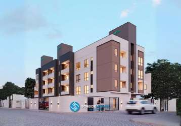 Apartamento com 2 quartos à venda na rua promotor hélio rosa, 164, meia praia, navegantes, 55 m2 por r$ 420.000