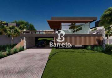 Casa de alto padrão com 5 dormitórios à venda, 428 m² por r$ 4.500.000 - paranagi - sertaneja/pr