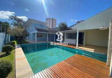 Casa com 4 dormitórios para alugar, 450 m² por r$ 7.000,00/mês - jardim higienópolis - londrina/pr