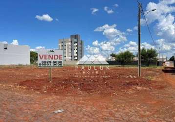Terreno à venda, 525 m² por r$ 1.000.000,00 - jardim cláudia - foz do iguaçu/pr