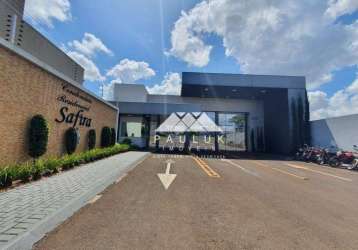 Terreno à venda, 360 m² por r$ 315.000,00 - condomínio residencial safira - foz do iguaçu/pr
