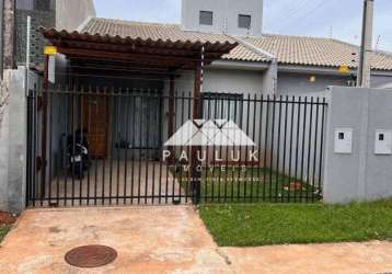 Casa com 3 dormitórios à venda, 69 m² por r$ 420.000,00 - jardim ipê - foz do iguaçu/pr