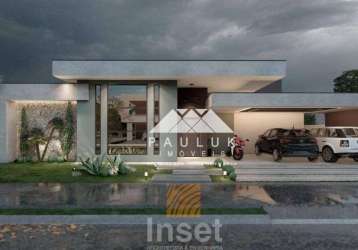 Casa com 4 suítes à venda, 339 m² por r$ 2.650.000 - condomínio horizontal fechado arco de paris - foz do iguaçu/pr