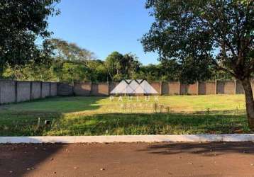 Terreno à venda, 403 m² por r$ 250.000,00 - condominio horizontal fechado araras - foz do iguaçu/pr