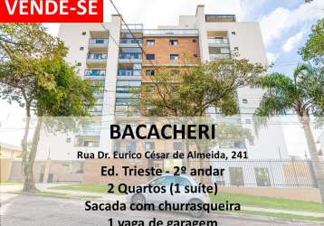 Apartamento novo a venda ao lado do parque bacacheri