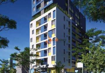 Apartamento lançamento com 1 dormitório à venda, 32 m² por r$ 235.000 - portão