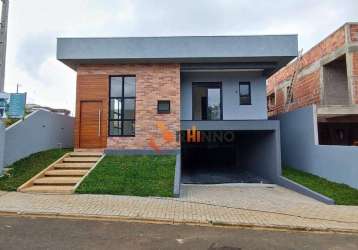 Casa em condomínio com 3 dormitórios sendo 1 suíte à venda, 177 m² por r$ 950.000 - roça grande - colombo/pr