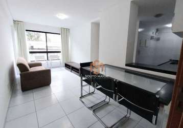 Flat com 1 dormitório para alugar, 42 m² por r$ 2.500,00/mês - santana - recife/pe