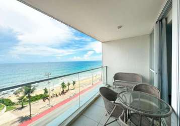 Espresso 2222 - apartamento na barra, vista frontal para o mar, com 1 suíte, 58m² à venda por r$