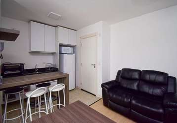 Apartamento com 1 quarto para alugar na rua nicolau maeder, 463, juvevê, curitiba, 26 m2 por r$ 2.200