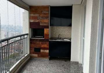 Apartamento 3 dormitórios - 2 suites - 2 vagas -  varanda com churrasqueira em condominio clube - vila imperial ipiranga