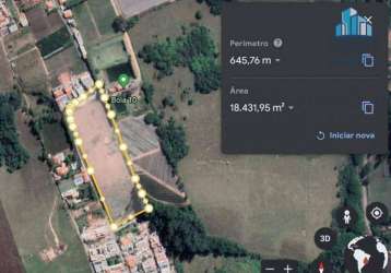Terreno à venda, 18431 m² por r$ 7.000.000,00 - santo antônio - louveira/sp