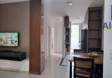 Apartamento com 2 dormitórios para alugar, 49 m² por r$ 2.980,00/mês - santa claudina - vinhedo/sp
