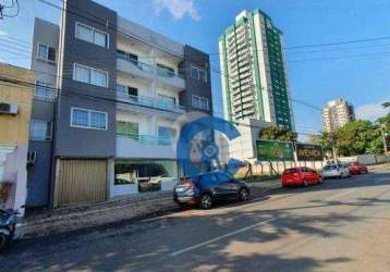 Apartamento com 2 dormitórios para alugar, 132 m² por r$ 2.517,17/mês - centro - foz do iguaçu/pr