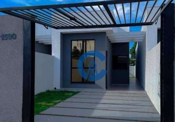 Casa com 2 dormitórios à venda, 63 m² por r$ 315.000 - jardim são luiz - foz do iguaçu/pr
