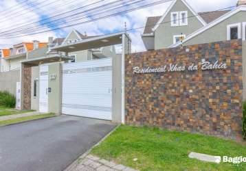 Casa em condomínio fechado com 3 quartos à venda na rua bahia, 530, guaíra, curitiba, 199 m2 por r$ 990.000