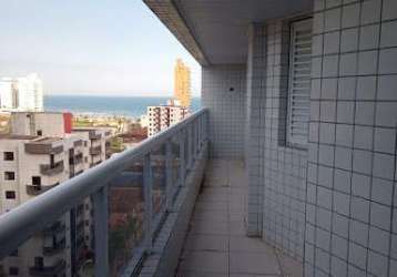 Apartamento com 2 dormitórios 1 suíte para alugar, 94 m² - caiçara - praia grande/sp