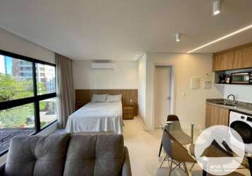 Apartamento para alugar, 35 m² por r$ 3.100,00/mês - ponta aguda - blumenau/sc