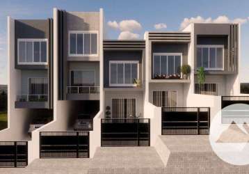 Sobrado triplex no bairro itoupava norte com 2 dormitórios à venda, 72 m² por r$ 380.000 - itoupava norte - blumenau/sc