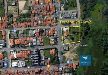 Excelente terreno de 2976m2 para construção de casas no bairro edson queiroz próximo a av. edilson brasil soares