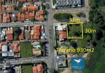 Vendo excelente terreno de 930m2 para construção de casas no bairro edson queiroz próximo a av. edilson brasil soares