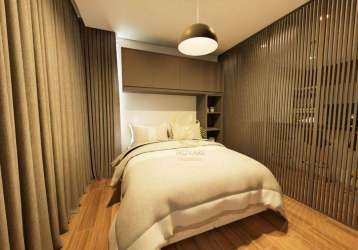 Kitnet com 1 dormitório para alugar, 28 m² por r$ 1.900,00/mês - centro - taubaté/sp