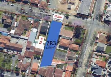 Terreno à venda, 1278 m² por r$ 2.100.000 - são francisco - curitiba/pr