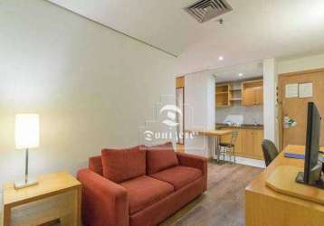 Flat com 1 dormitório à venda, 44 m² por r$ 225.000,00 - vila bastos - santo andré/sp