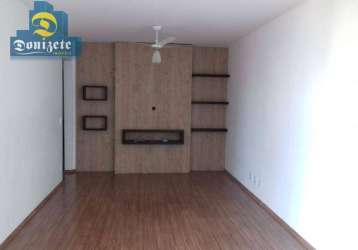 Apartamento para alugar, 88 m² por r$ 3.625,92/mês - campestre - santo andré/sp