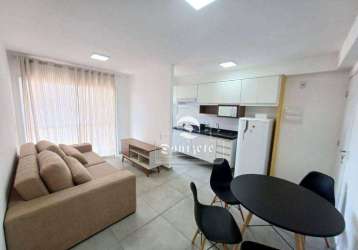 Apartamento com 2 dormitórios para alugar, 53 m² por r$ 3.400,00/mês - vila são pedro - santo andré/sp