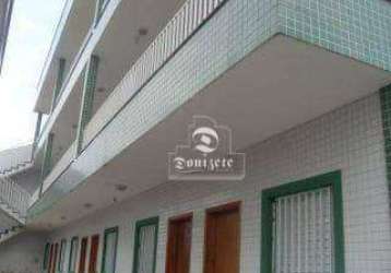 Kitnet com 1 dormitório para alugar, 20 m² por r$ 1.600,00/mês - bangu - santo andré/sp