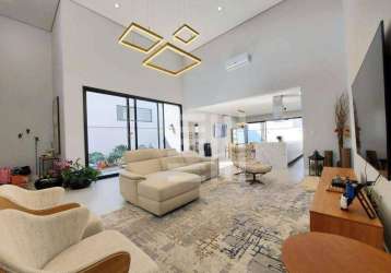 Casa com 3 dormitórios à venda, 266 m² por r$ 2.500.000,00 - alphaville nova esplanada - votorantim/sp
