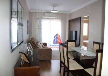 Apartamento com 2 dormitórios à venda, 60 m² por r$ 280.000 - edifício altos de americana - vila dainese - americana/sp