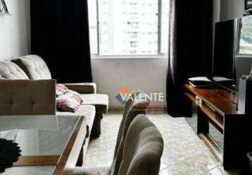 Apartamento com 2 dormitórios à venda, 93 m² por r$ 390.000,00 - campo grande - santos/sp