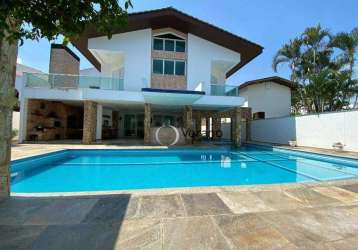 Casa com 5 dormitórios à venda, 600 m² por r$ 8.000.000,00 - acapulco - guarujá/sp