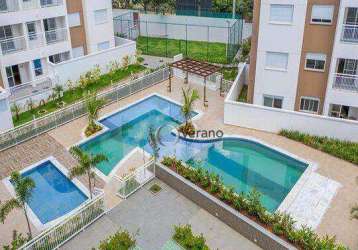 Apartamento com 3 dormitórios à venda, 70 m² por r$ 505.537,00 - morada morumbi residencial clube - paulínia/sp