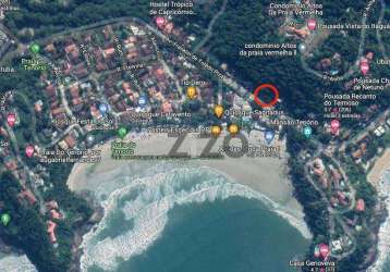 Terreno à venda, 928 m² por r$ 2.660.500,00 - tenório (praia vermelha) - ubatuba/sp