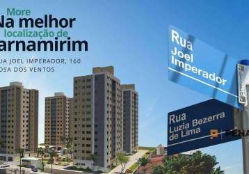 Apartamento com 3 dormitórios à venda, 64 m² por r$ 289.052,78 - rosa dos ventos - parnamirim/rn