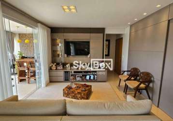 Apartamento com 3 suítes à venda, 162 m² por r$ 1.250.000 - lidice - uberlândia/mg