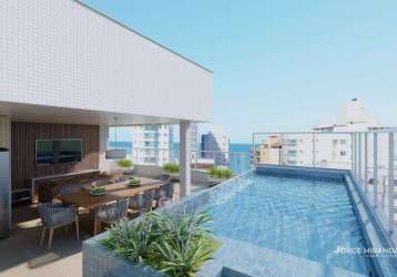 Apartamento com 4 dormitórios à venda por r$ 2.268.768,40 - praia do morro - guarapari/es