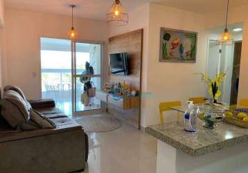 Apartamento com 2 dormitórios à venda, 76 m² por r$ 880.000,00 - centro - bertioga/sp