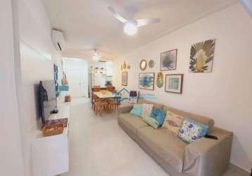 Apartamento com 2 dormitórios para alugar, 87 m² por r$ 13.500,00/ano - riviera módulo 6 - bertioga/sp
