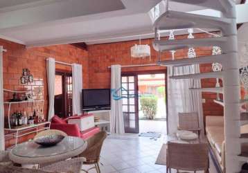 Village com 3 dormitórios à venda, 138 m² por r$ 955.000,00 - jardim  indaiá - bertioga/sp