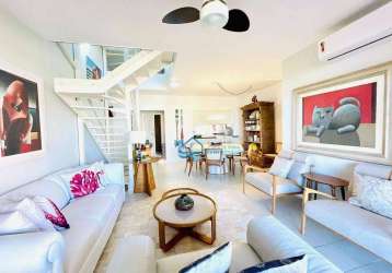 Cobertura com 4 dormitórios à venda, 270 m² por r$ 4.300.000,00 - riviera módulo 4 - bertioga/sp