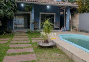 Casa com 5 dormitórios à venda, por r$ 800.000 - condomínio lírios do campo sape - niterói/rj