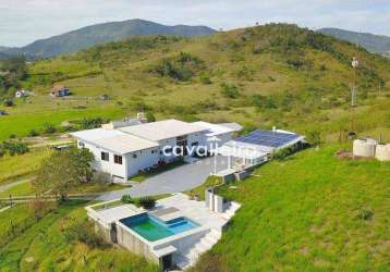 R$645.000 - inacreditável - chácara com 4 dormitórios à venda, 7500 m² - ubatiba - maricá/rj