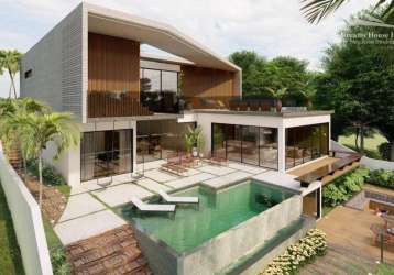 Casa com 5 dormitórios à venda, 600 m² por r$ 6.100.000,00 - condomínio fazenda serrazul 2 - itupeva/sp