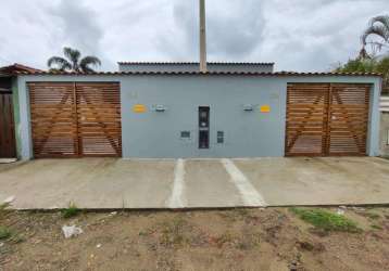Casa para venda em itanhaém, jamaica, 2 dormitórios, 1 suíte, 1 banheiro, 2 vagas